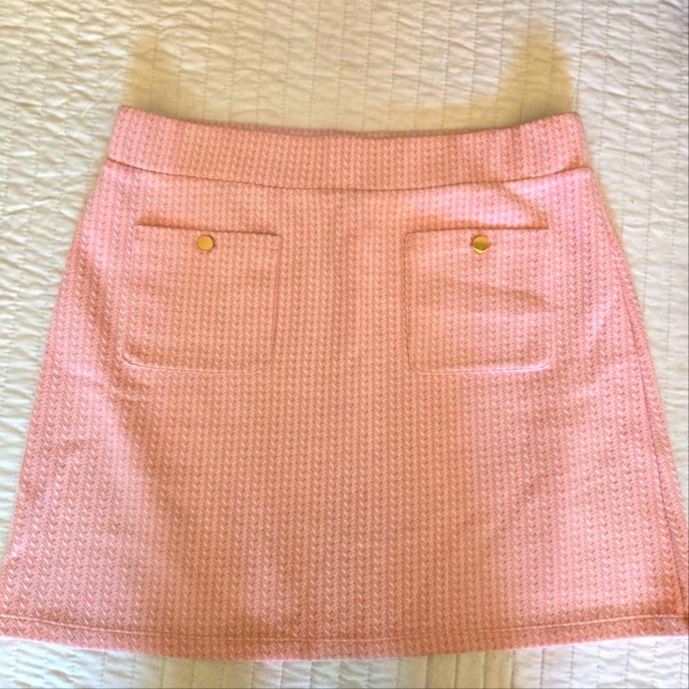 Pink and white skirt